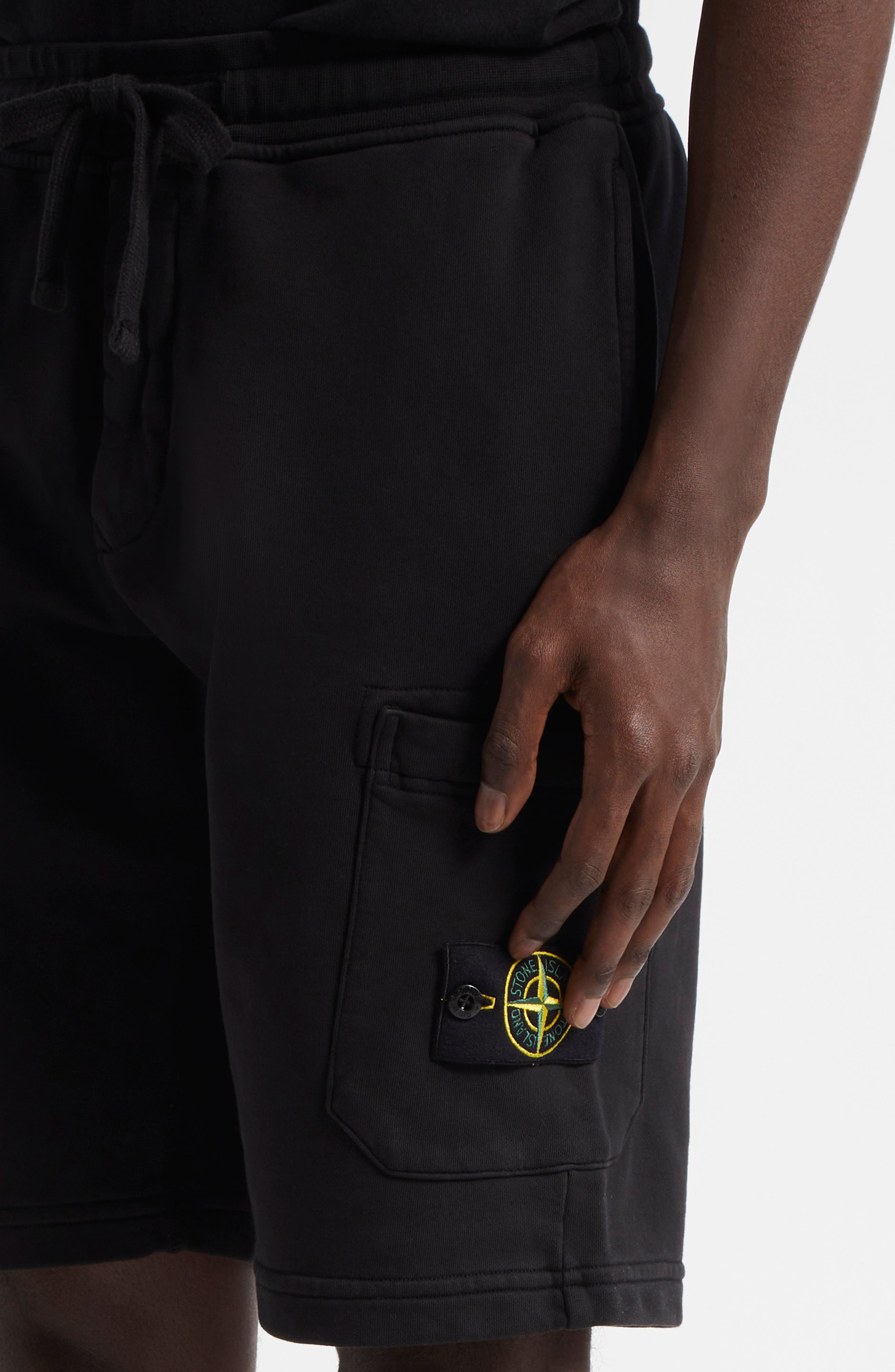 Cotton Fleece Cargo Bermuda Shorts (Men) | Nordstrom