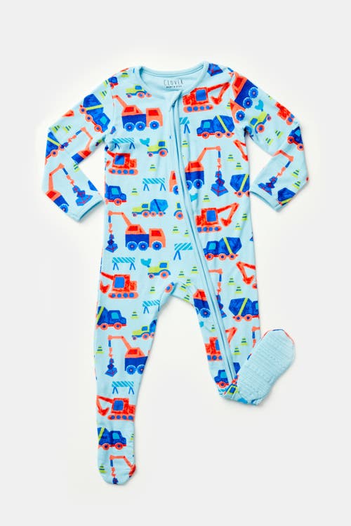 Clover Baby & Kids Soft & Stretchy Zipper Footie