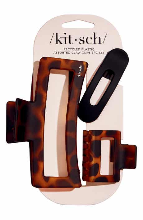 Kitsch Pack of 3 Assorted Claw Clips