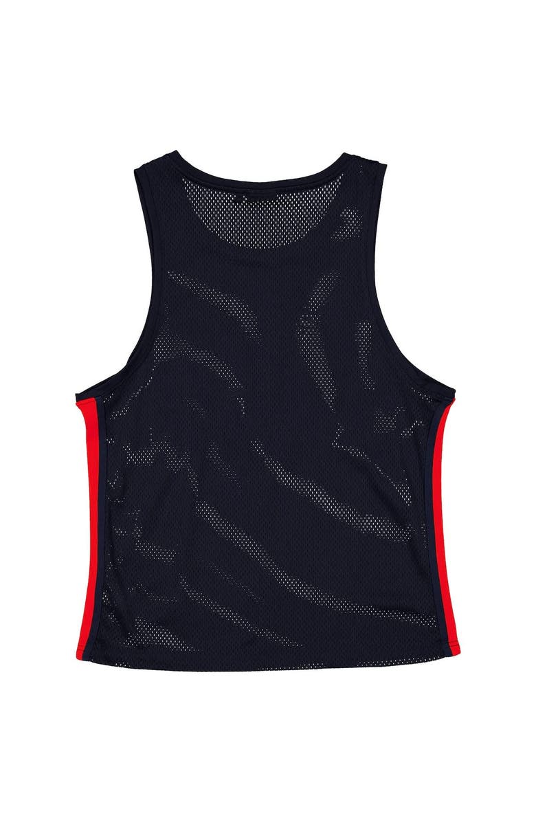 New Era Men's New Era Navy Red Bull Racing Basketball Mesh Tank Top, Alternate, color,