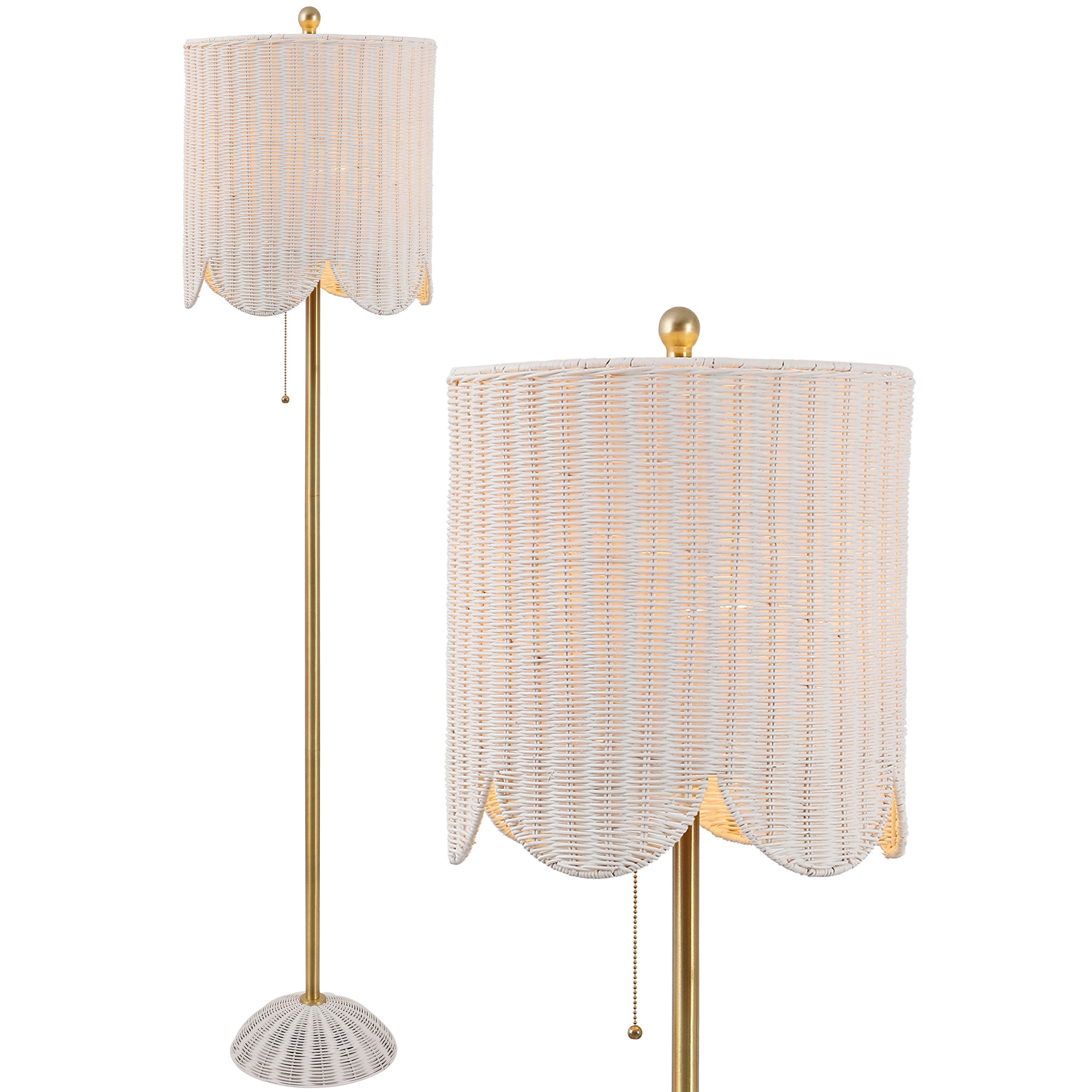 White/Brass Gold