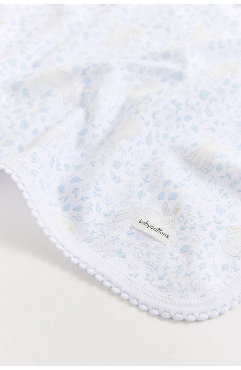 Babycottons Peanut Receiving Blanket, Alternate, color, Full-Print