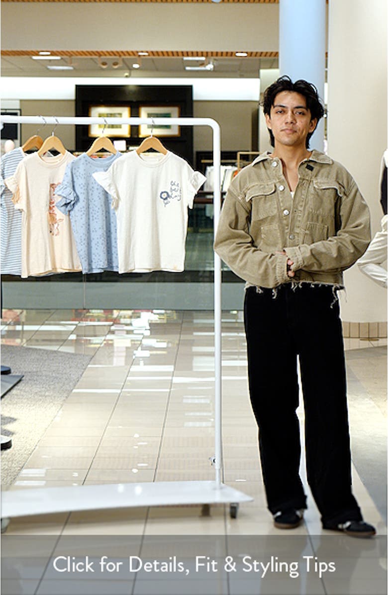 Kids' Floral Assorted 4-Pack Ruffle Sleeve Cotton T-Shirts, sales video thumbnail