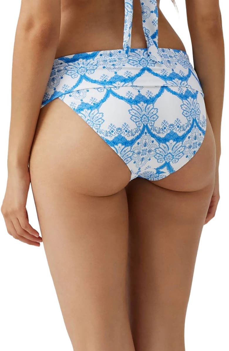 Melissa Odabash Brussels Foldover Swim Bottoms, Alternate, color, Florian