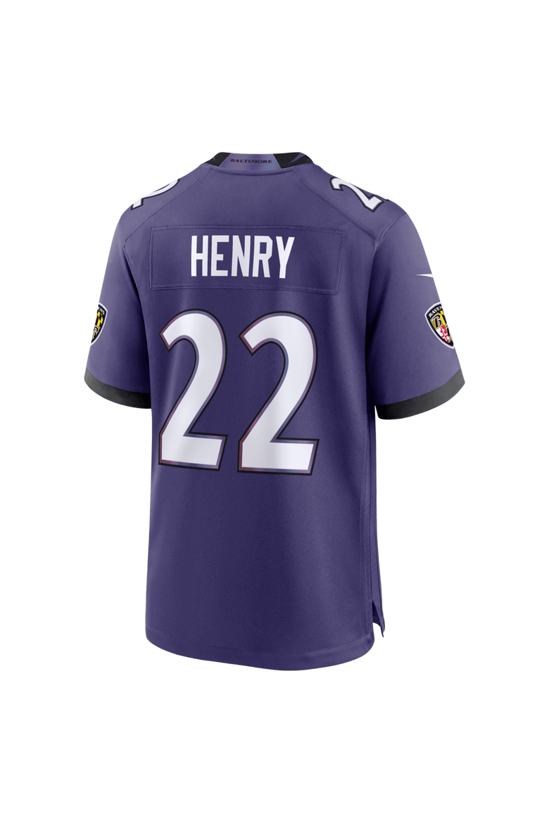 Men's Nike Derrick Henry Purple Baltimore Ravens Team Game Jersey, Alternate, color, Purple