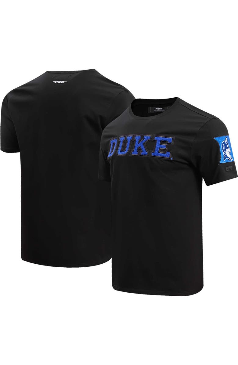 PRO STANDARD Men's Pro Standard Black Duke Blue Devils Classic T-Shirt, Main, color, 