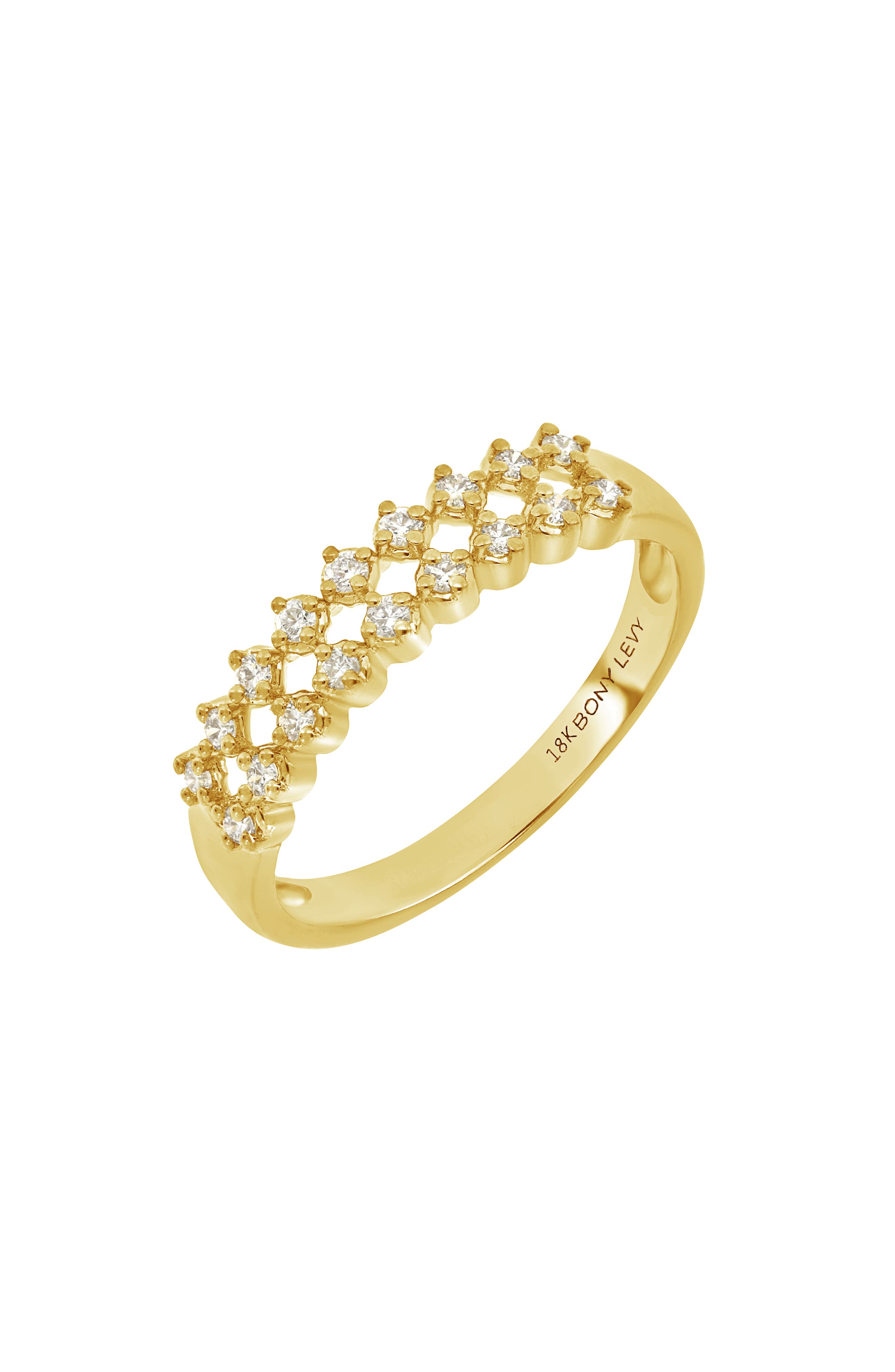 Bony Levy Liora 18K Yellow Gold Diamond Band Ring
