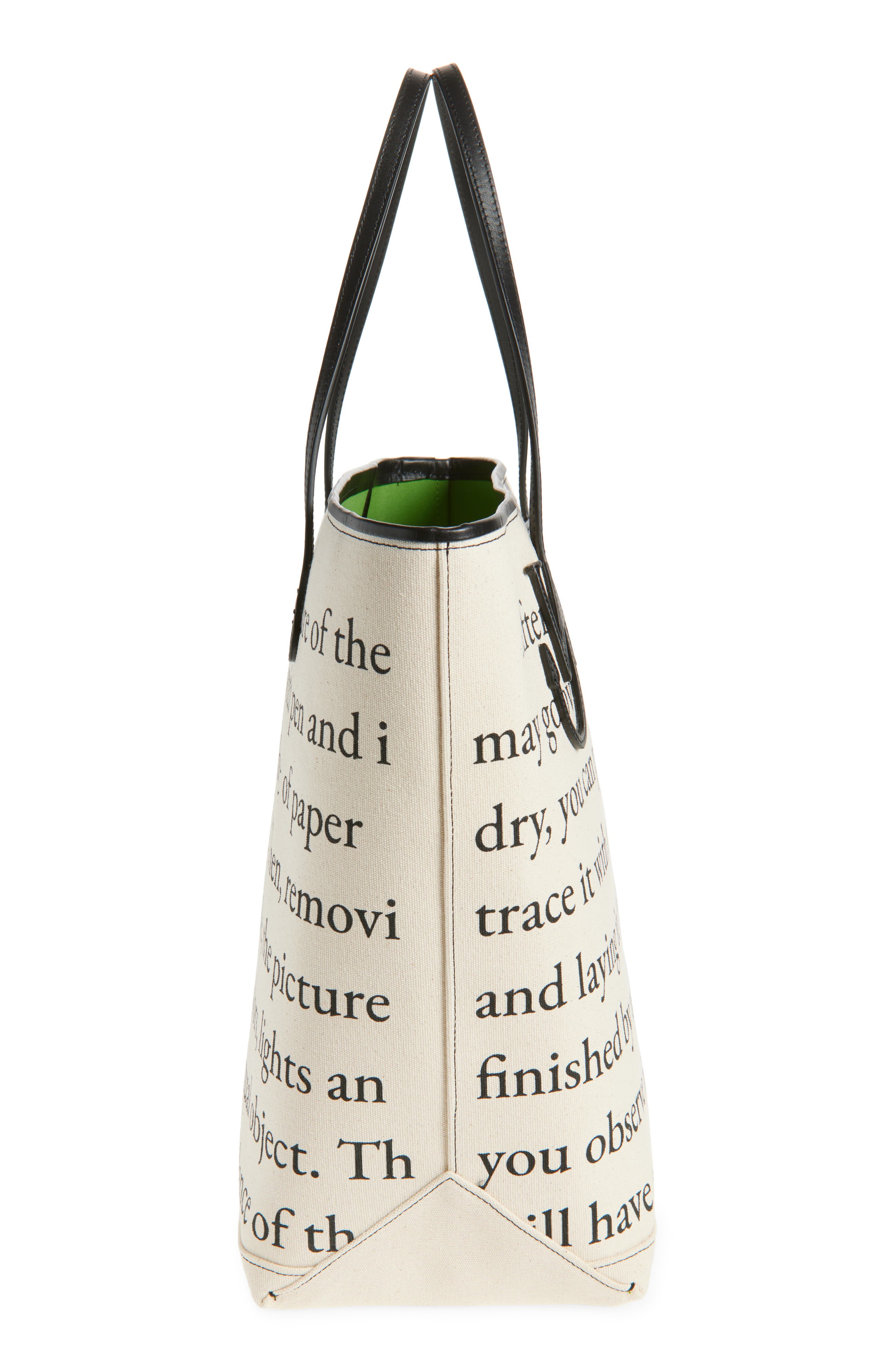 JW Anderson Tall Anchor Canvas Tote, Alternate, color, 