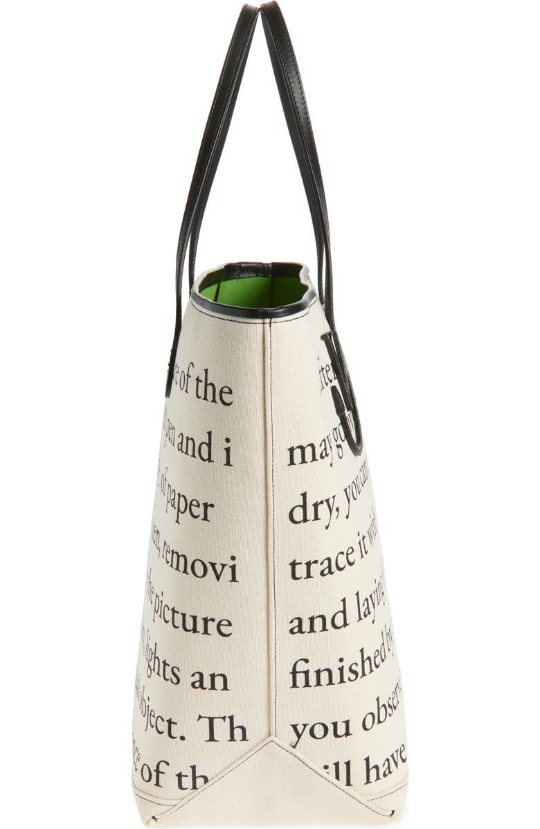 JW Anderson Tall Anchor Canvas Tote, Alternate, color,