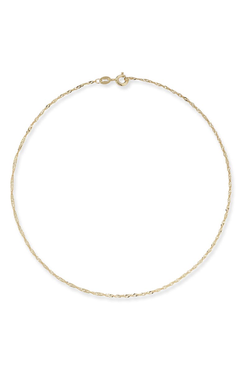 Ember Fine Jewelry Chain Bracelet, Main, color, Gold