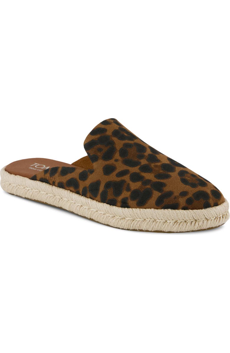 TOMS Santiago Espadrille Mule, Main, color, Brown