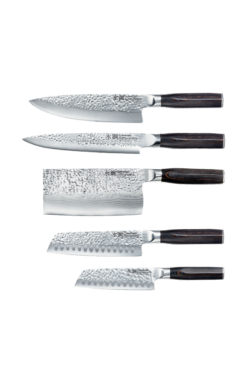 Cuisine::pro ® Damashiro Emperor® 6-piece Nanashi Knife Block In Brown