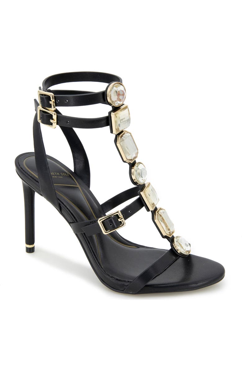 Kenneth Cole Lilath Embellished Ankle Strap Sandal, Main, color,