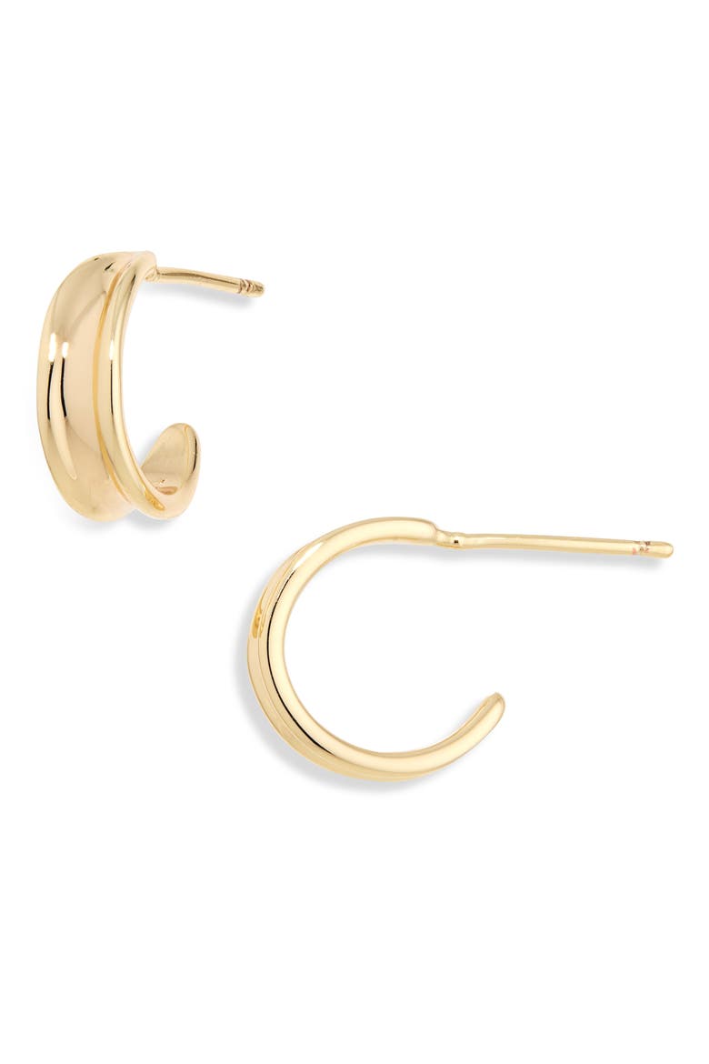 Melissa Hoop Earrings, Main, color, GOLD