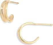 Sterling Forever Melissa Hoop Earrings