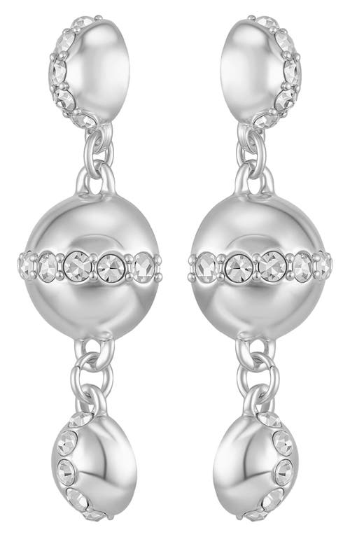 VINCE CAMUTO VINCE CAMUTO CRYSTAL CIRCLE DROP EARRINGS