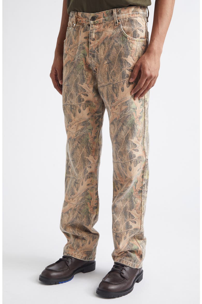 Standard Studded Slim Straight Leg Jeans, Alternate, color, REALTREE CAMO