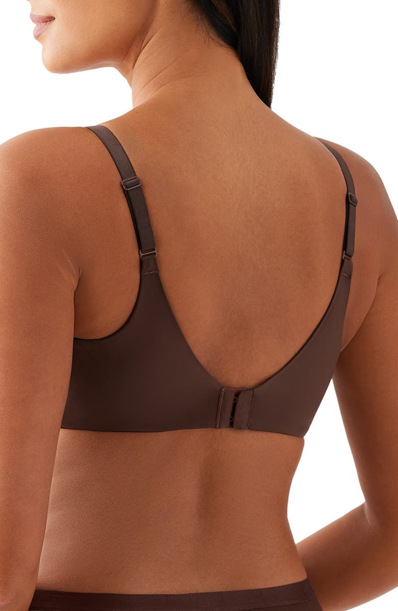 Wacoal Inner Sheen Underwire Bra, Alternate, color, Chocolate Martini