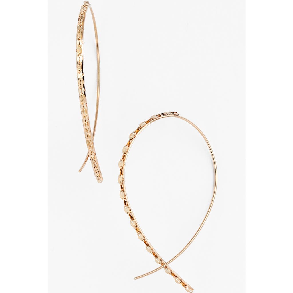 Lana Jewelry 'glam' Small Upside Down Hoop Earrings