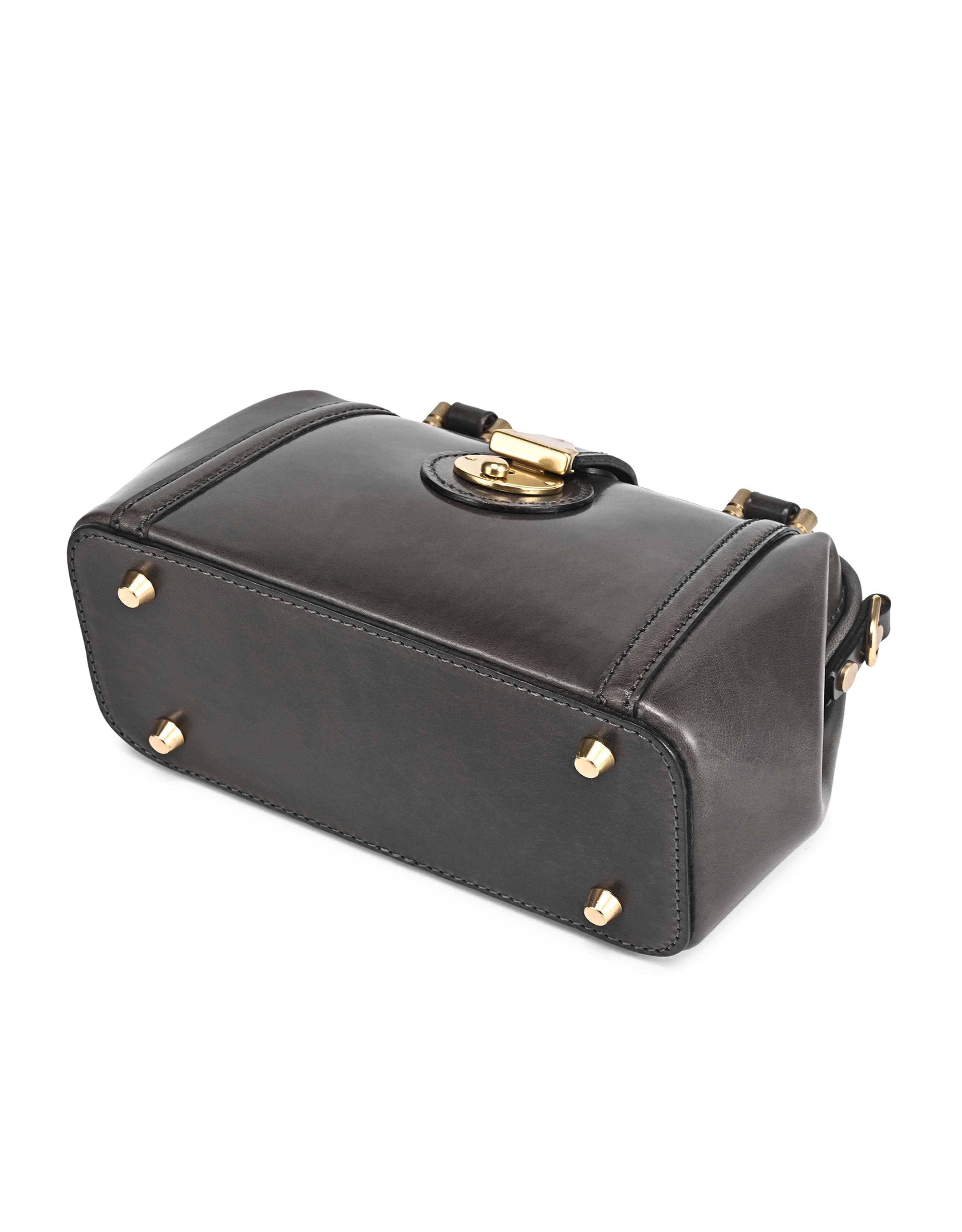 OLD TREND Azalea Genuine Leather Mini Doctor Satchel, Alternate, color, Grey