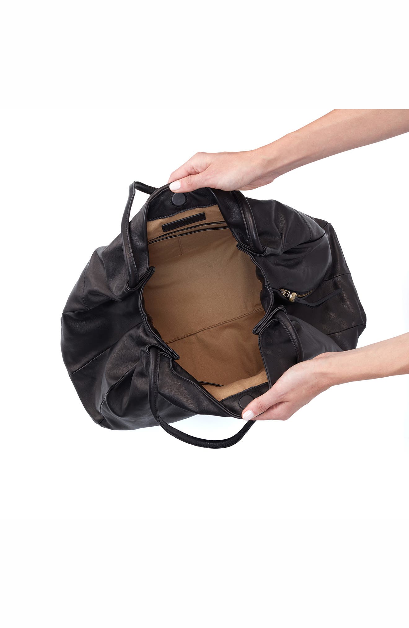 HOBO Prima Leather Shoulder Bag, Alternate, color, 