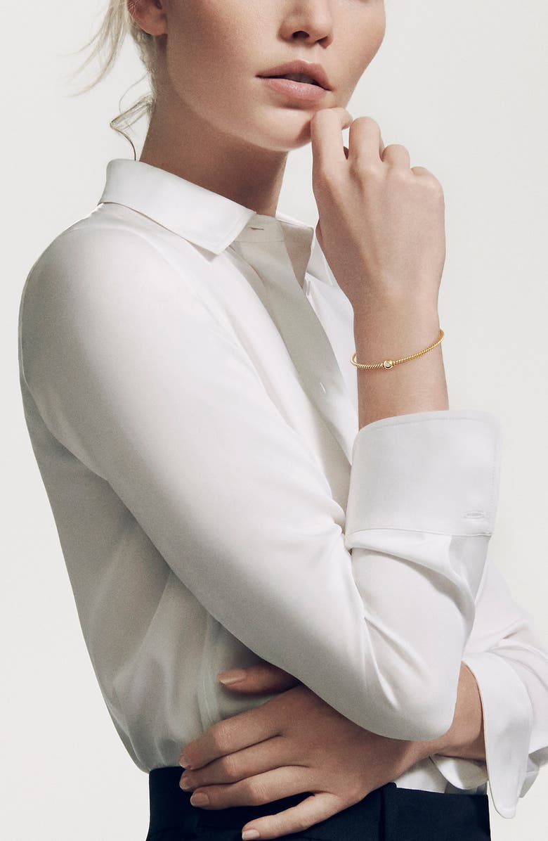 David Yurman Solari Center Station Bracelet in 18K Gold with Diamonds, Alternate, color, 