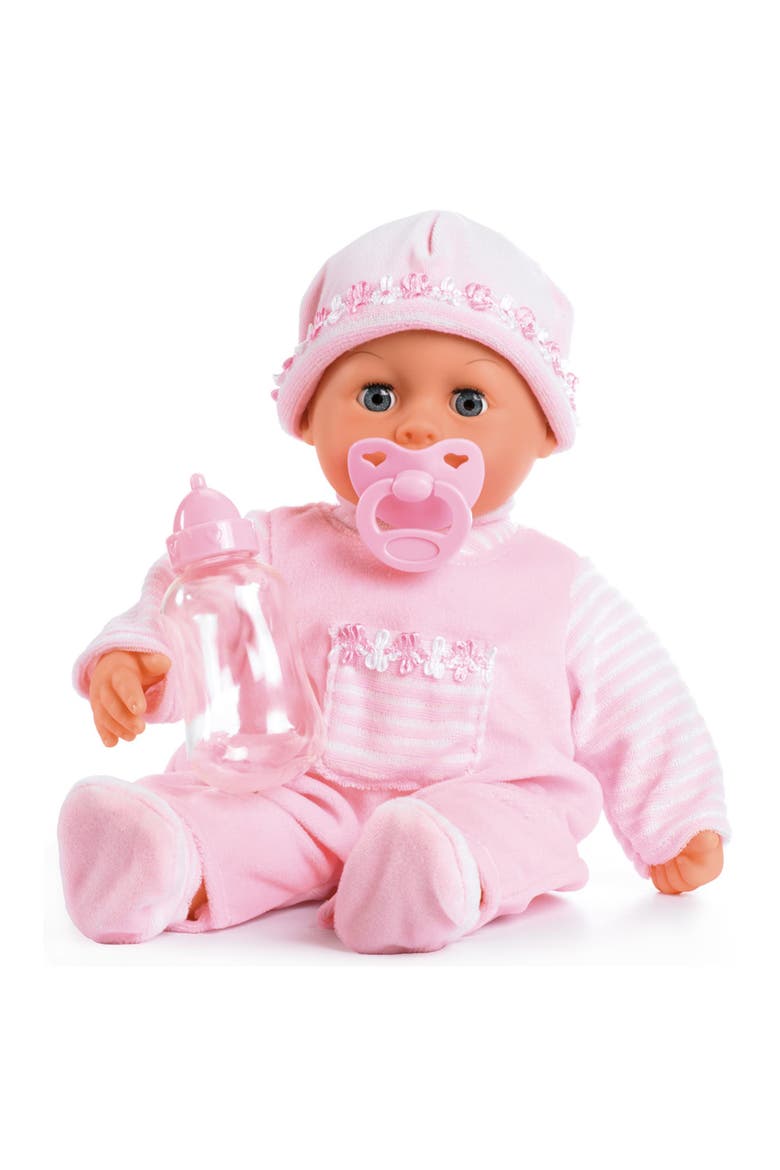 First Words Baby Doll with Sounds and Accessories, 15 Inch, Ages 10Mo+, Main, color, Multicolored