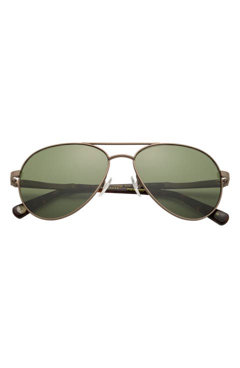 58mm Polarized Aviator Sunglasses
