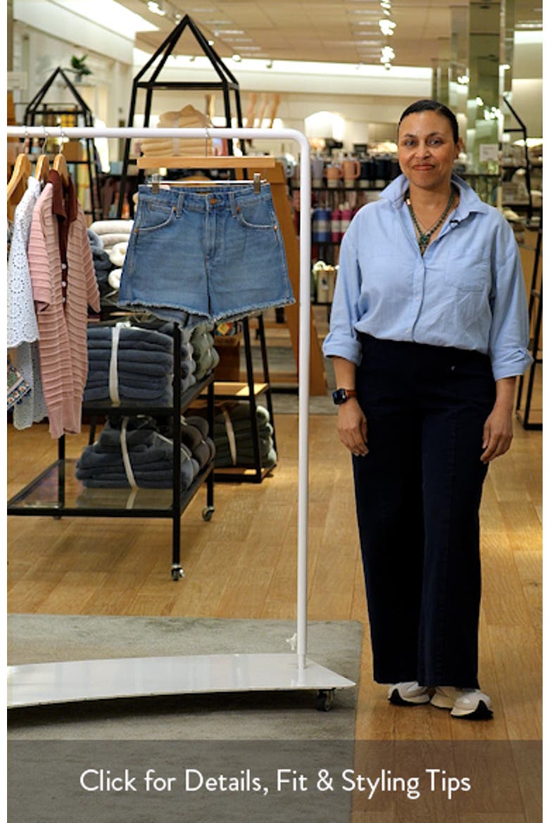 Cowboy High Waist Denim Cutoff Shorts video