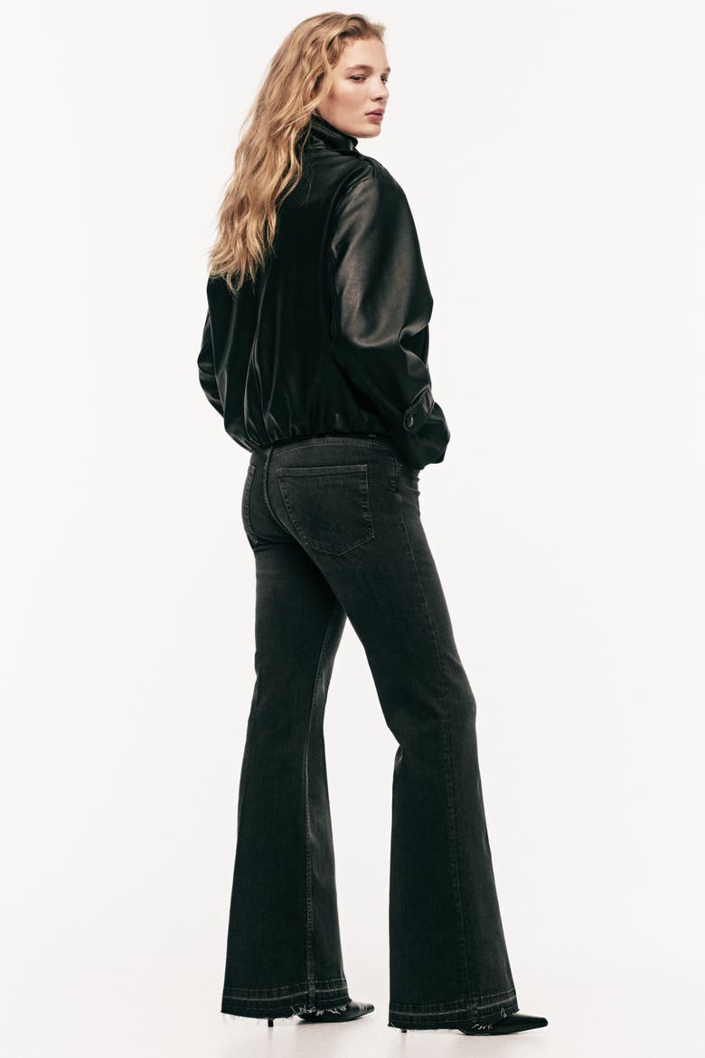 Flared High Jeans, Alternate, color, Dark gray