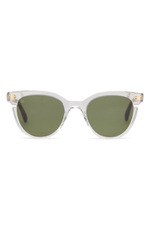Toms Marlowe 50mm Round Sunglasses In Transparent