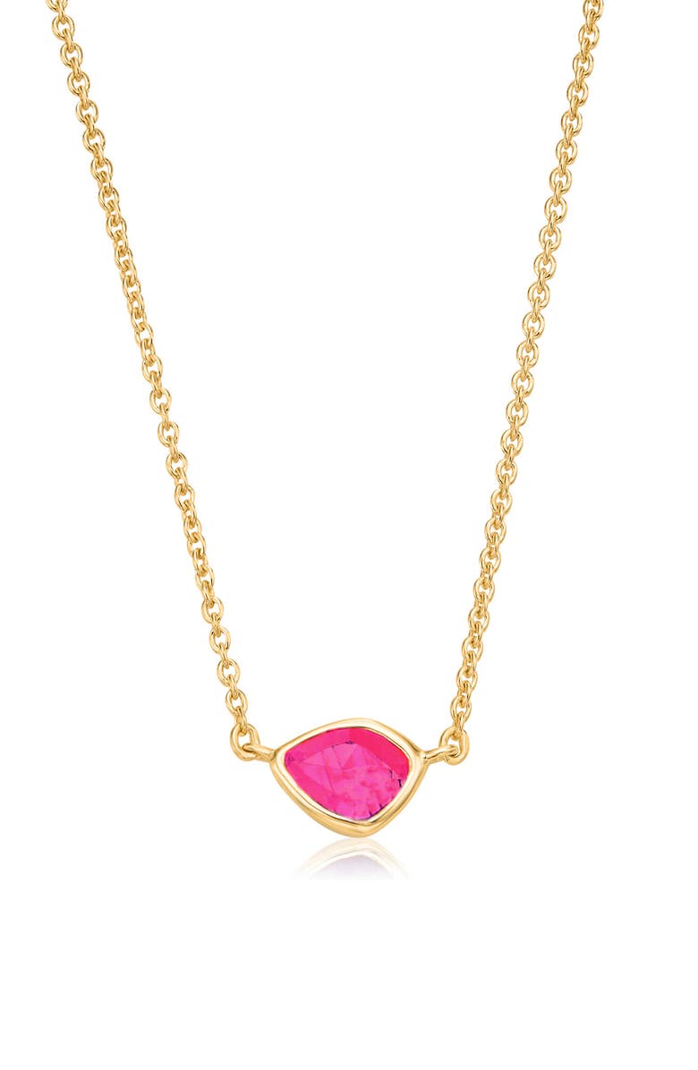 Monica Vinader Siren Mini Nugget Pendant Necklace, Main, color, 