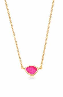 Monica Vinader Siren Mini Nugget Pendant Necklace