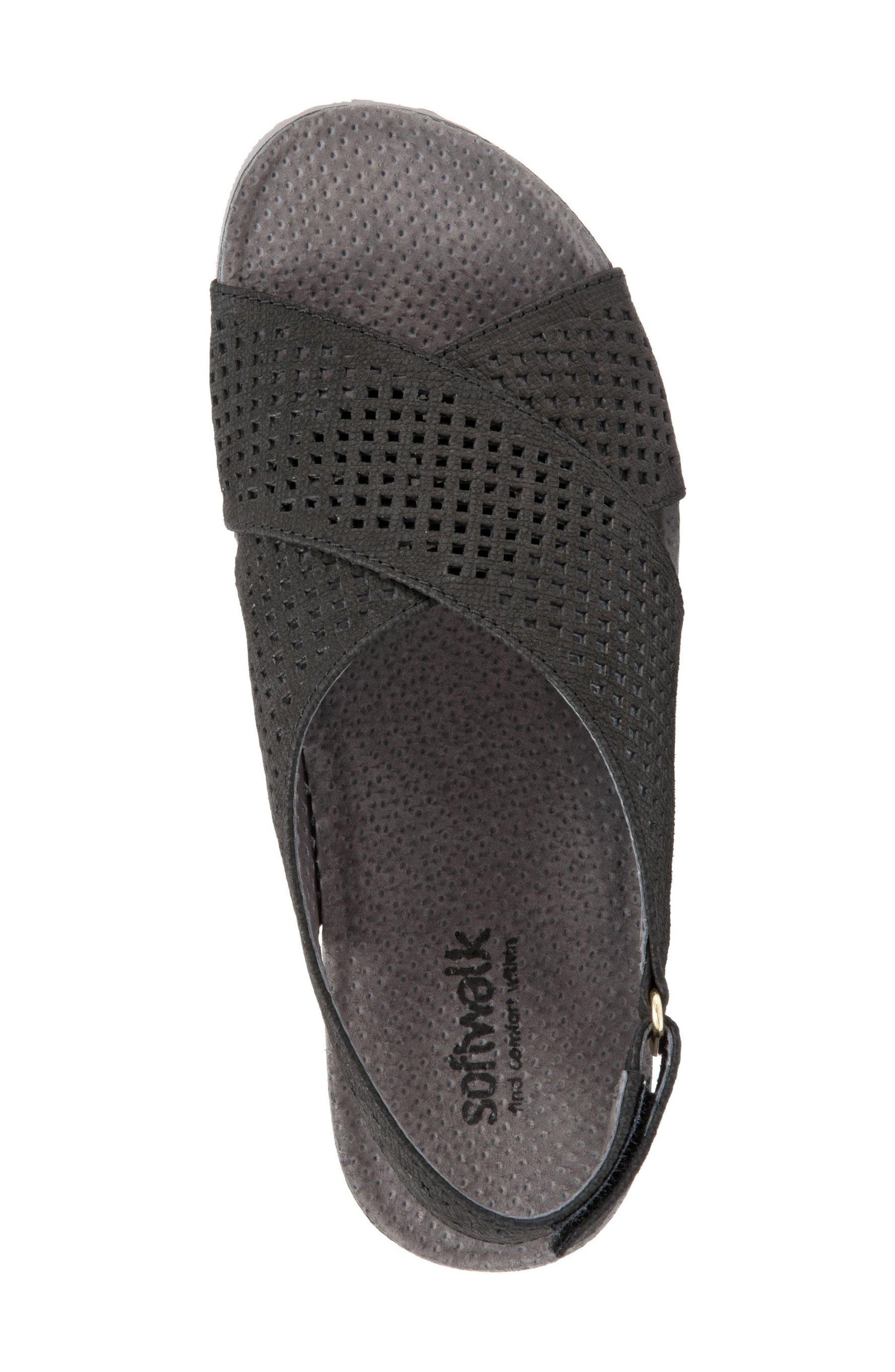 SoftWalk<sup>®</sup> Hansford Wedge Sandal, Alternate, color, 
