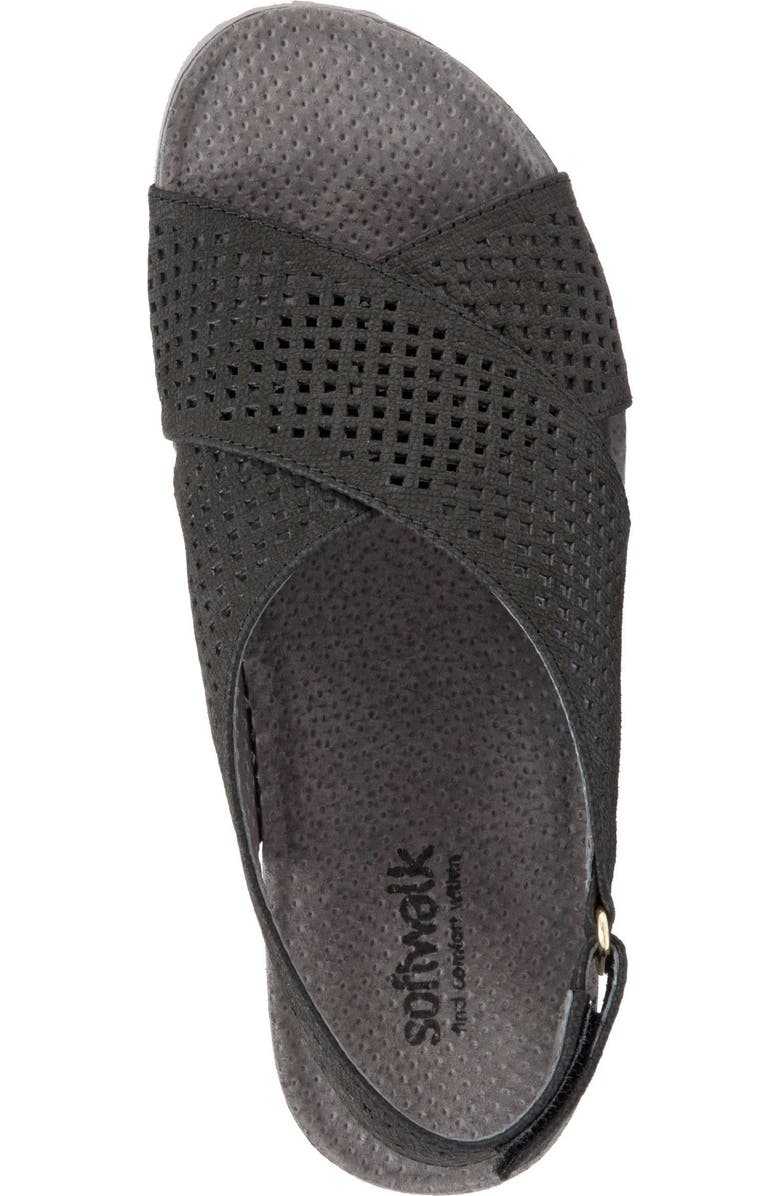 SoftWalk<sup>®</sup> Hansford Wedge Sandal, Alternate, color,