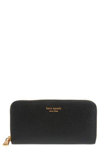 Kate Spade New York Morgan Saffiano Leather Wallet In Black