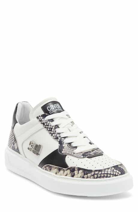 Roberto Cavalli Paneled Leather Sneaker