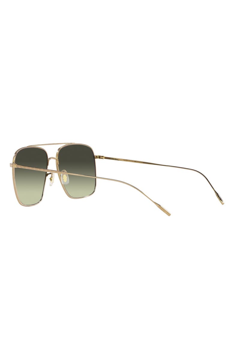 Oliver Peoples Dresner 56mm Gradient Pilot Sunglasses, Alternate, color, 
