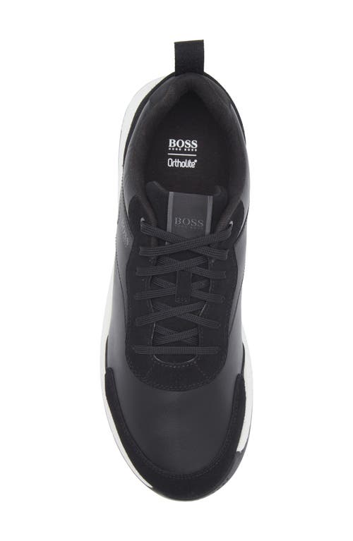 Hugo Boss Boss Titanium Runn Sneaker In Blue