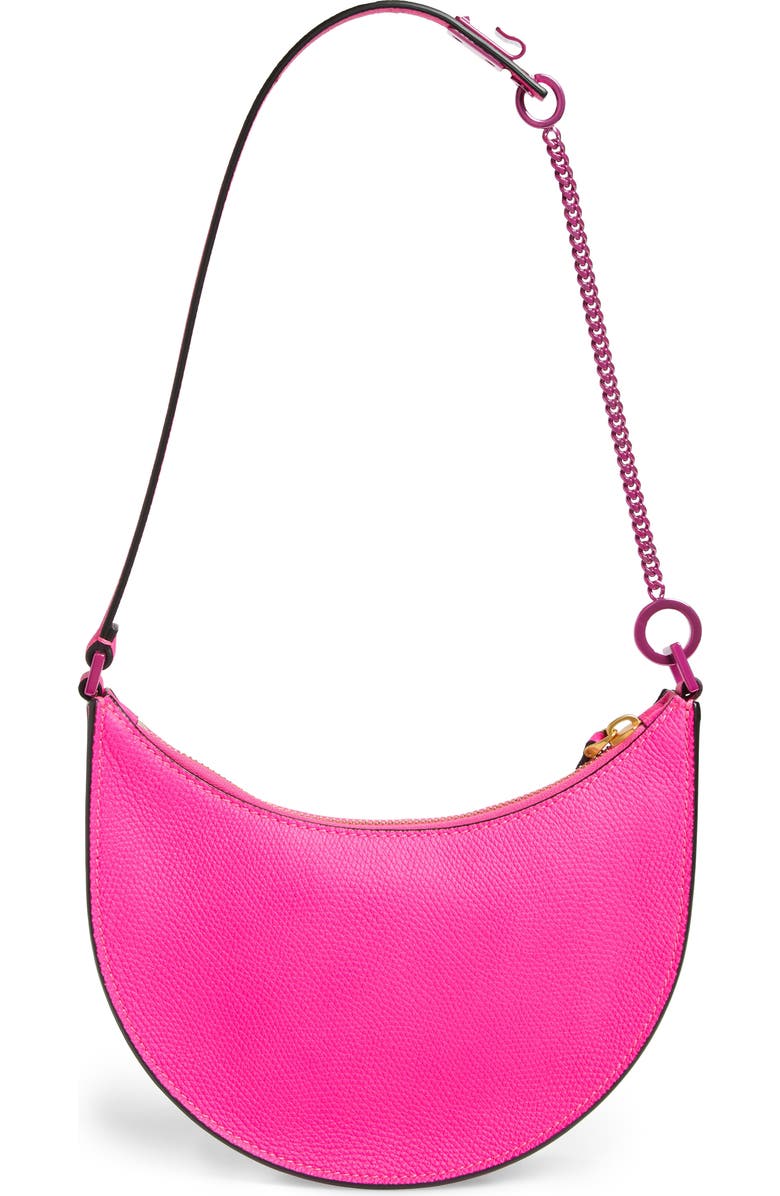Valentino Garavani Mini VLOGO Leather Hobo, Alternate, color,