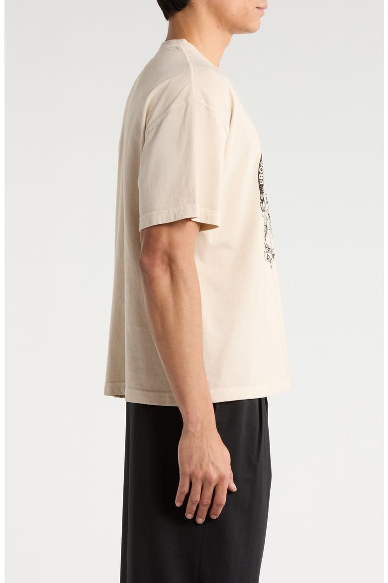 Progress Over Perfection Cotton Graphic T-Shirt, Alternate, color, CREAM