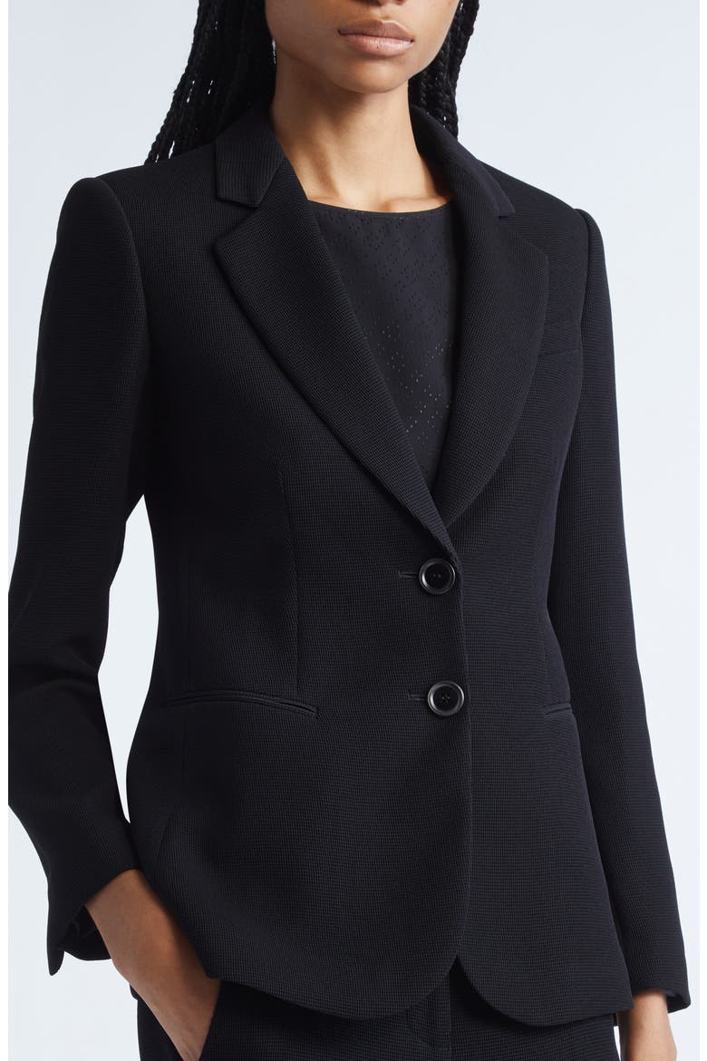 Techno Waffle Blazer, Alternate, color, SOLID BLACK