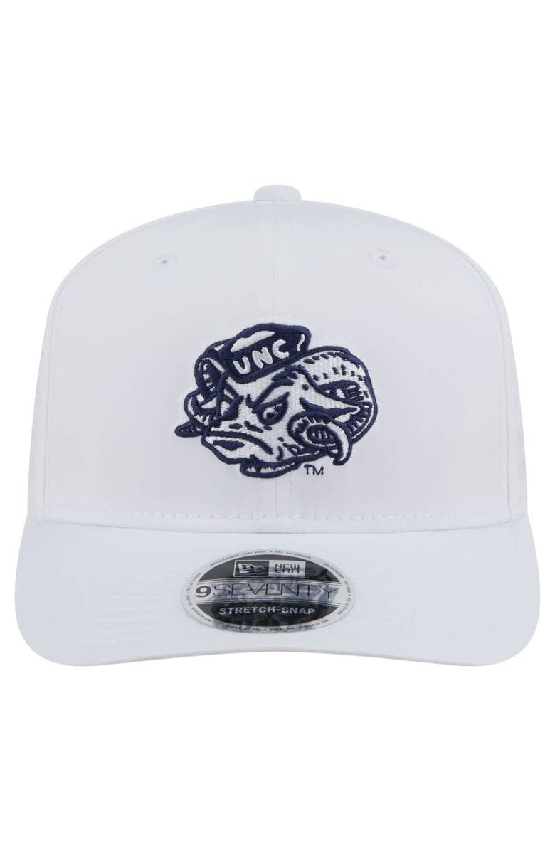 New Era Men's New Era White North Carolina Tar Heels Perform Vault 9SEVENTY Stretch-Snap Hat, Alternate, color, 
