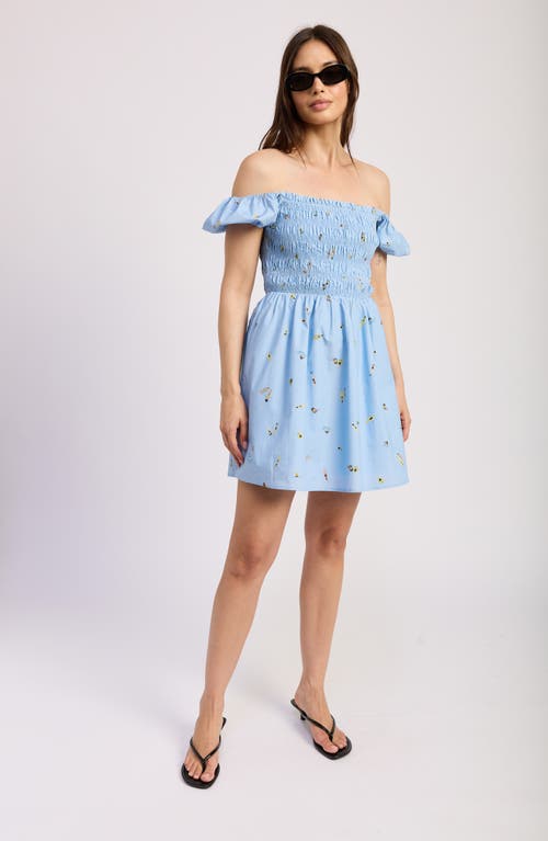 En Saison Zoey Off The Shoulder Minidress