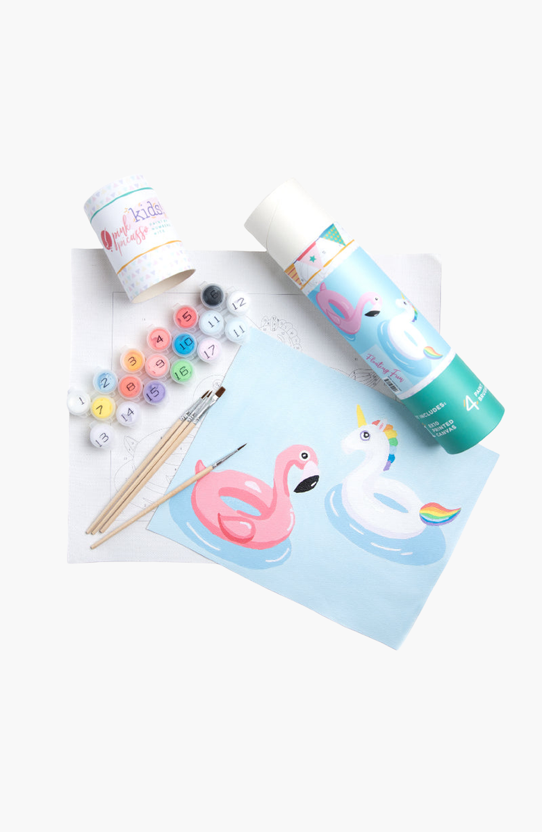 Pink Picasso Kits Floating Fun Paint-by-Numbers Kit, Alternate, color, Pink Flamingo