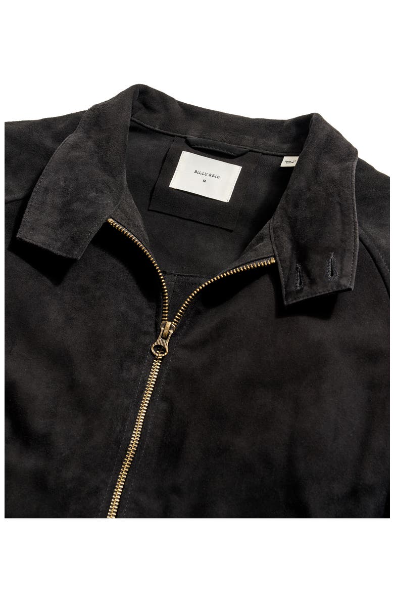 Barracuda Suede Jacket, Alternate, color, BLACK