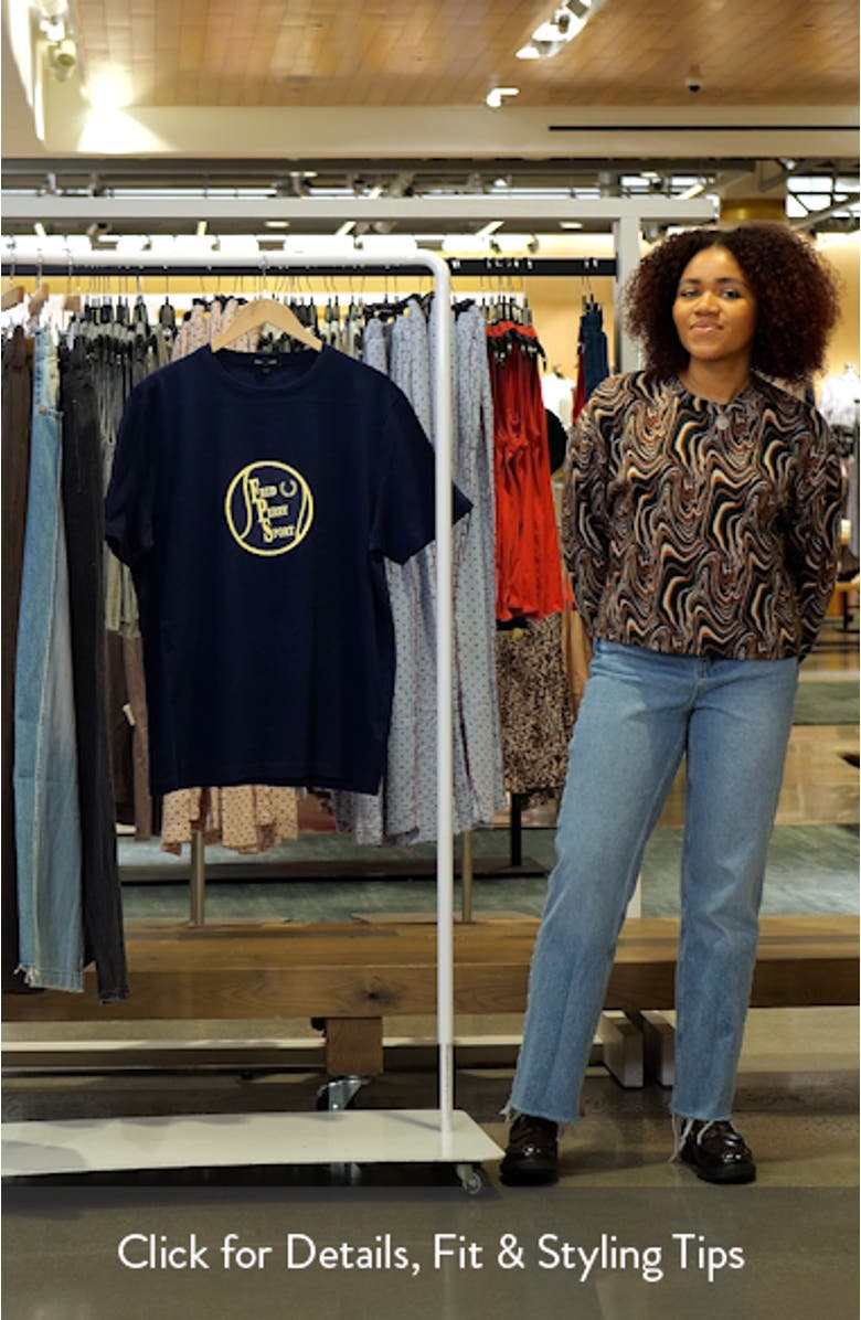 Tennis Logo Cotton Graphic T-Shirt, sales video thumbnail