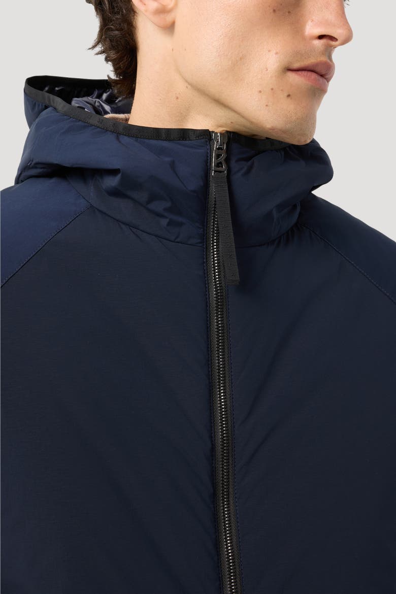 Clio Lightweight Down Jacket, Alternate, color, Navy blue