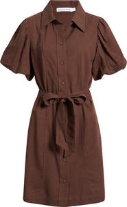 Brave+True Lenni Button Front Minidress
