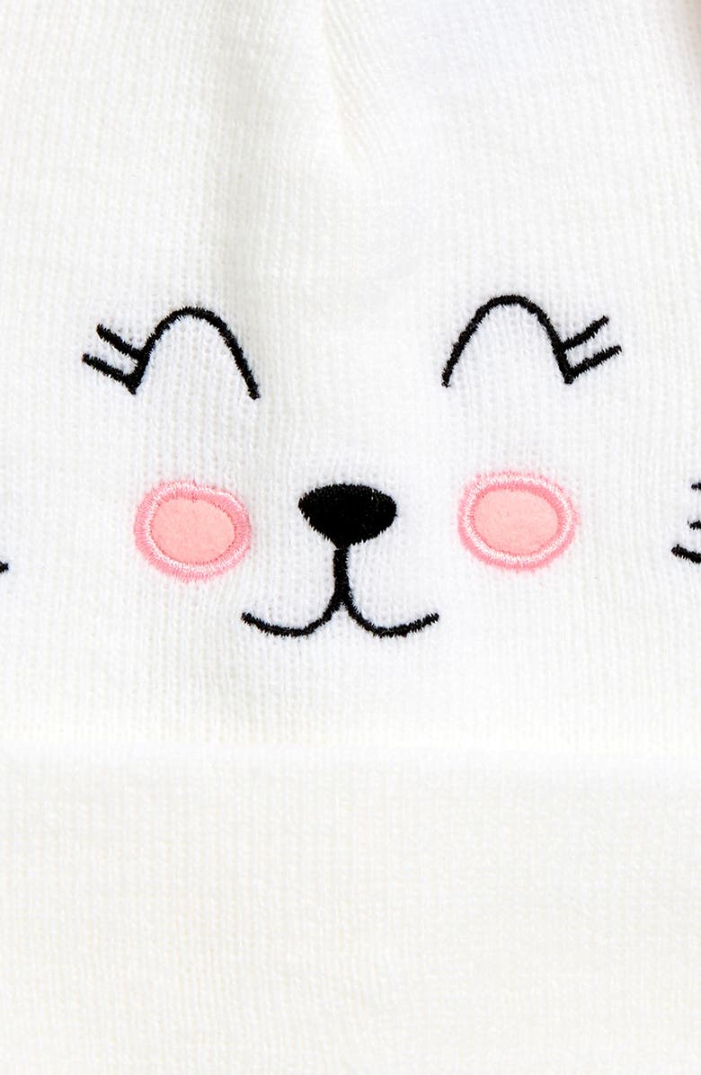 mimish Kids' Big Face Beanie Hat, Alternate, color, Bunny